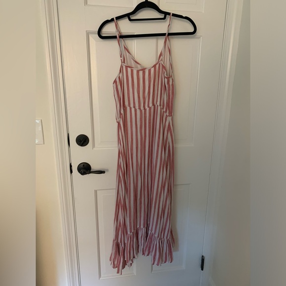 Rails Frida Carmine Striped Linen Blend Dress - Picture 4 of 5